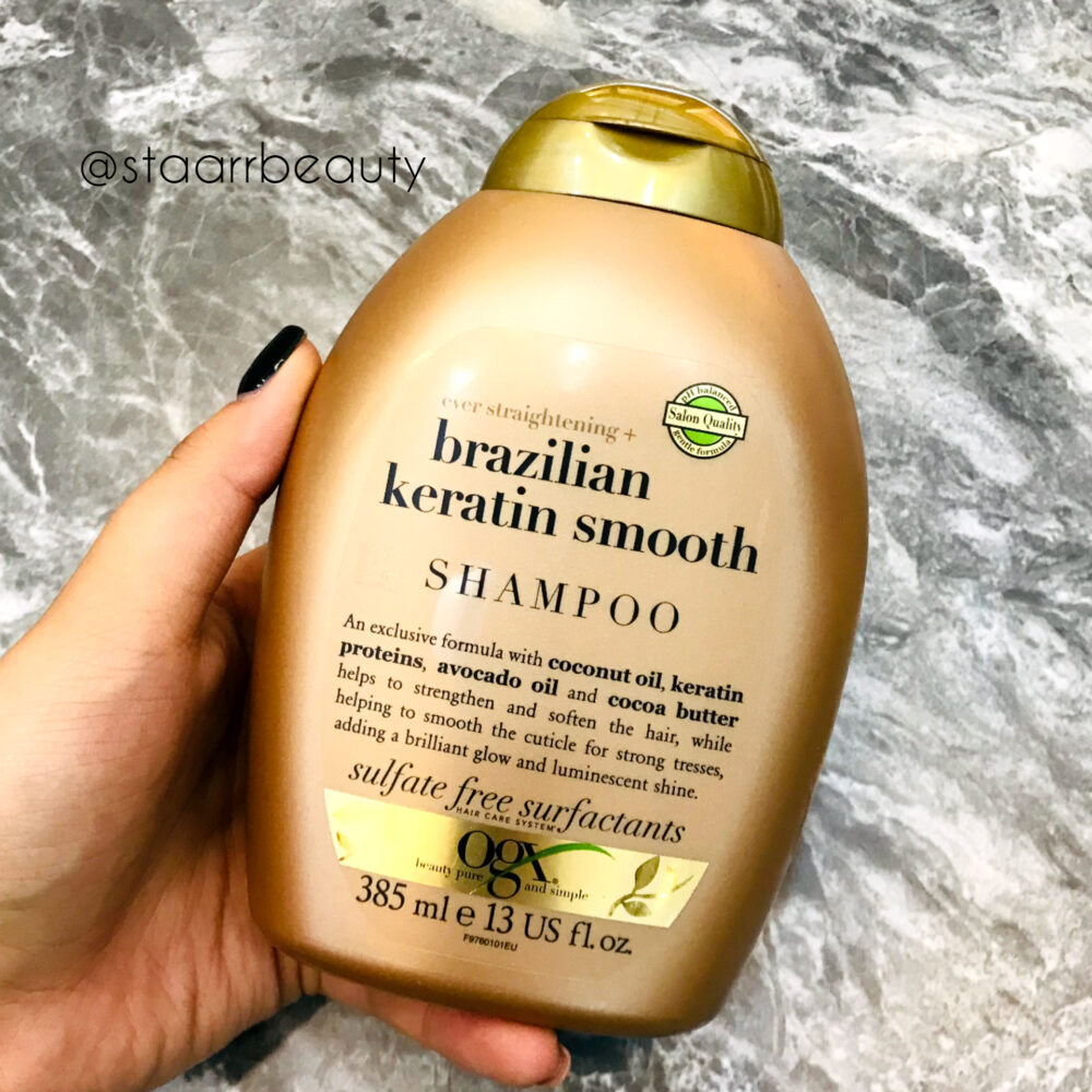 شامپو Brazilian Keratin Smooth او جی ایکس Ogx Ogx Ever Straightening Brazilian Keratin Smooth Shampoo