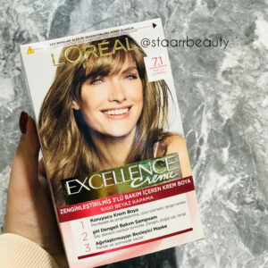 کیت رنگ مو لورال مدل Excellence شماره 7.1