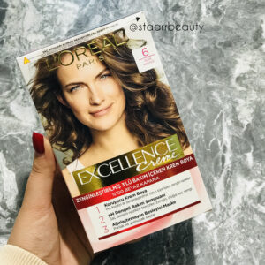 کیت رنگ مو لورال مدل Excellence شماره 6