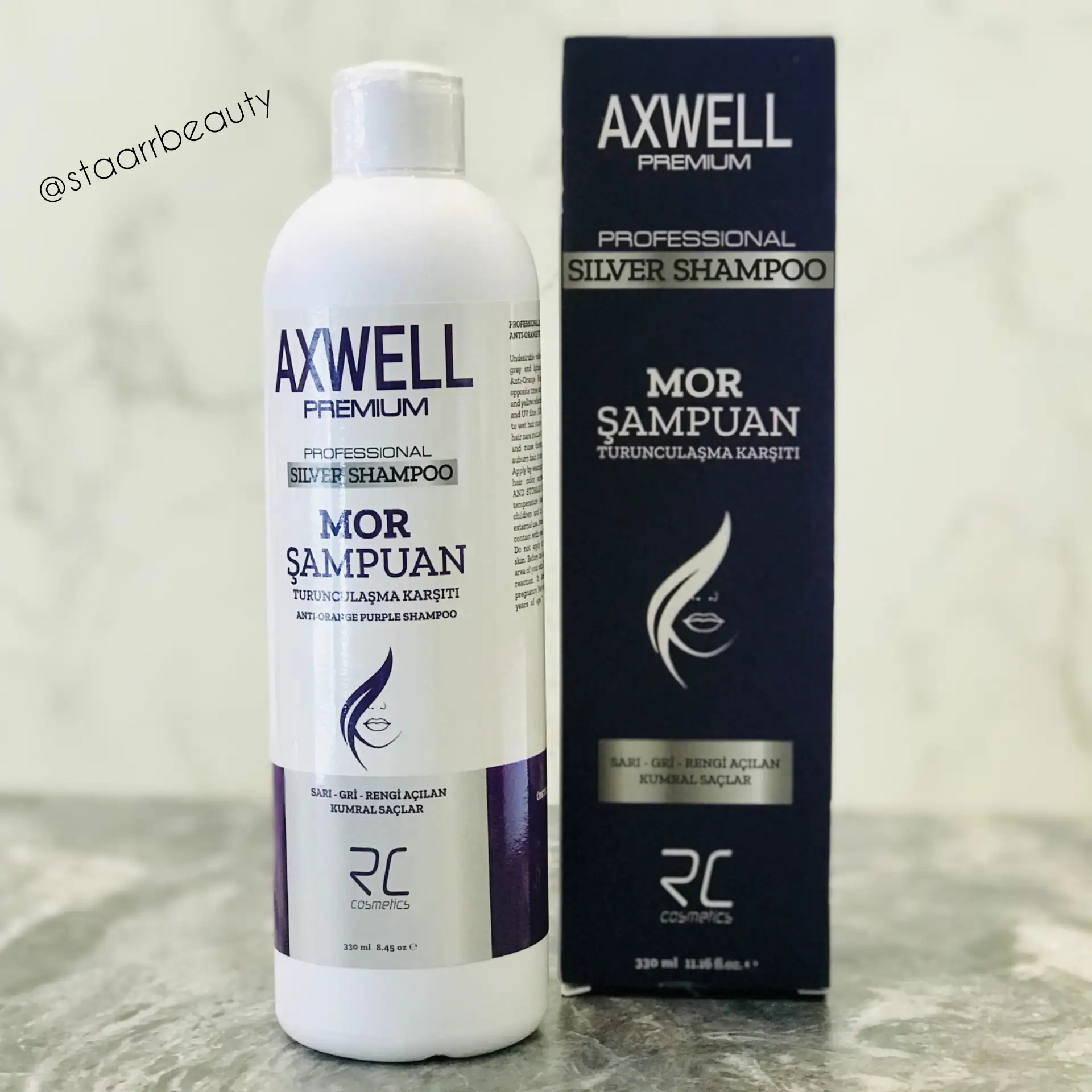 featured_ProductID-25134 شامپو نقره ای حرفه ای اکسول (شامپو بنفش ضد نارنجی) 330ml - تصویر 1