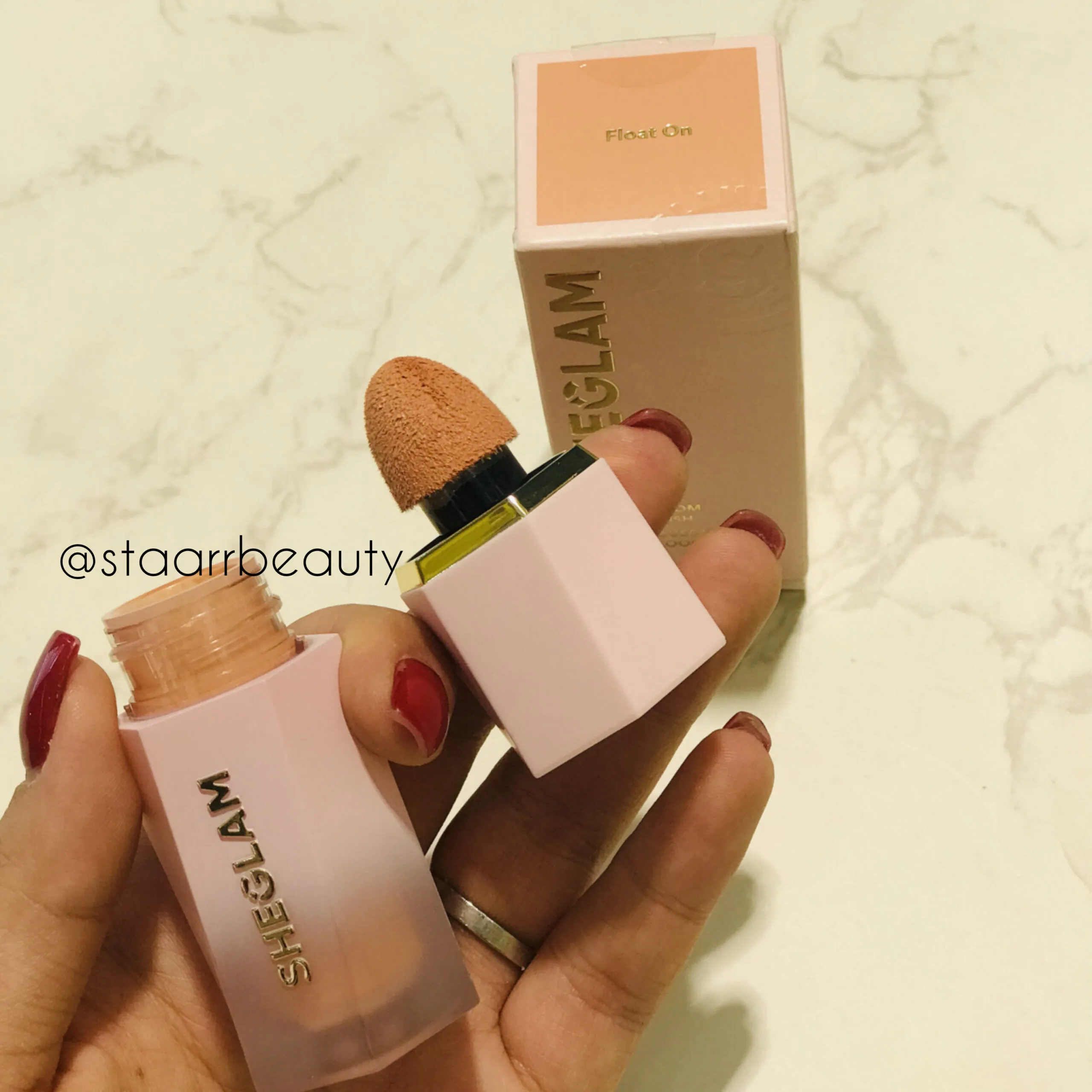 featured_ProductID-45815 رژگونه مایع اسفنجی شیگلم float on (SHEGLAM COLOR BLOOM LIQUID BLUSH) - تصویر 1