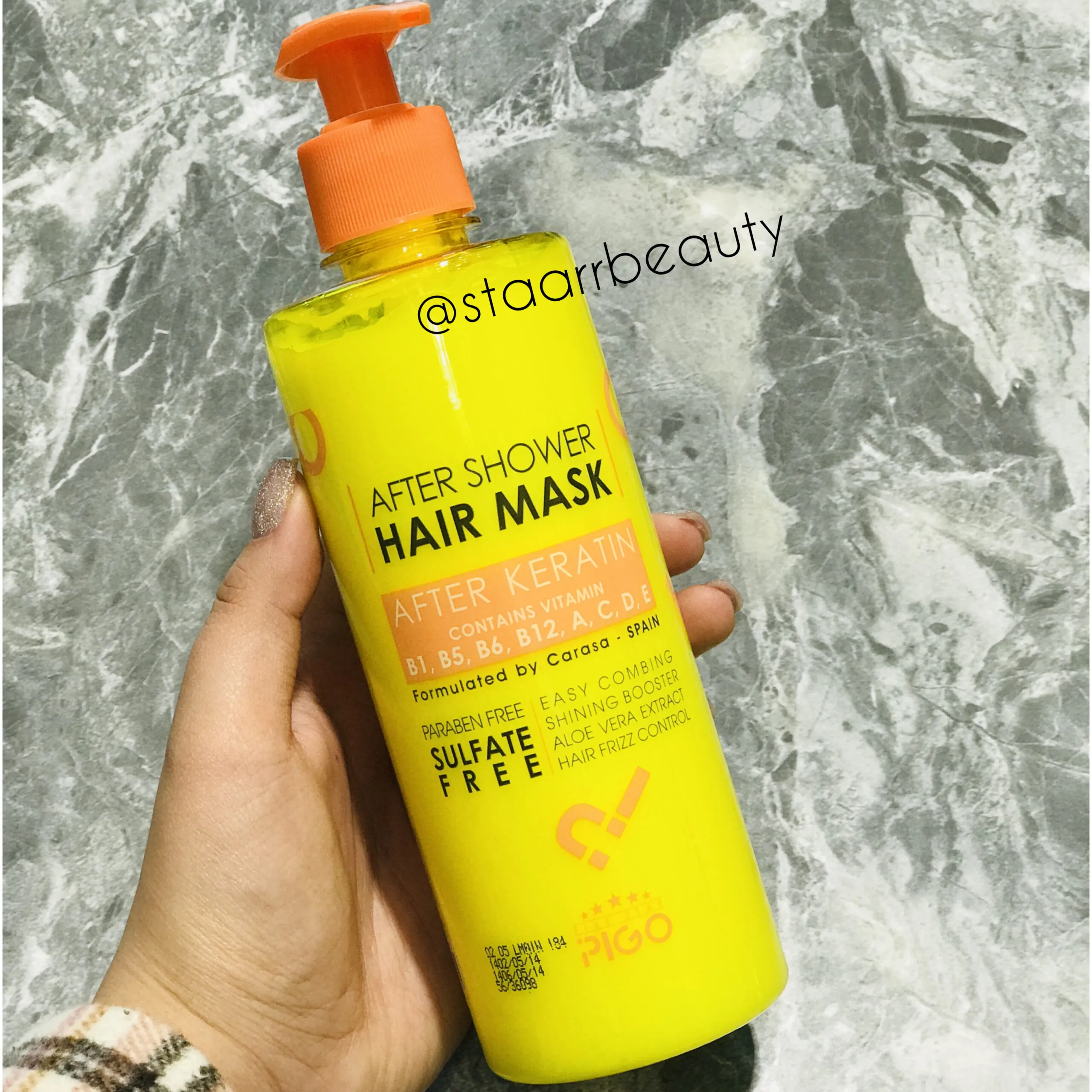 featured_ProductID-49897 ماسک مو بعد حمام پیگو بدون سولفات 440 میل - تصویر 1