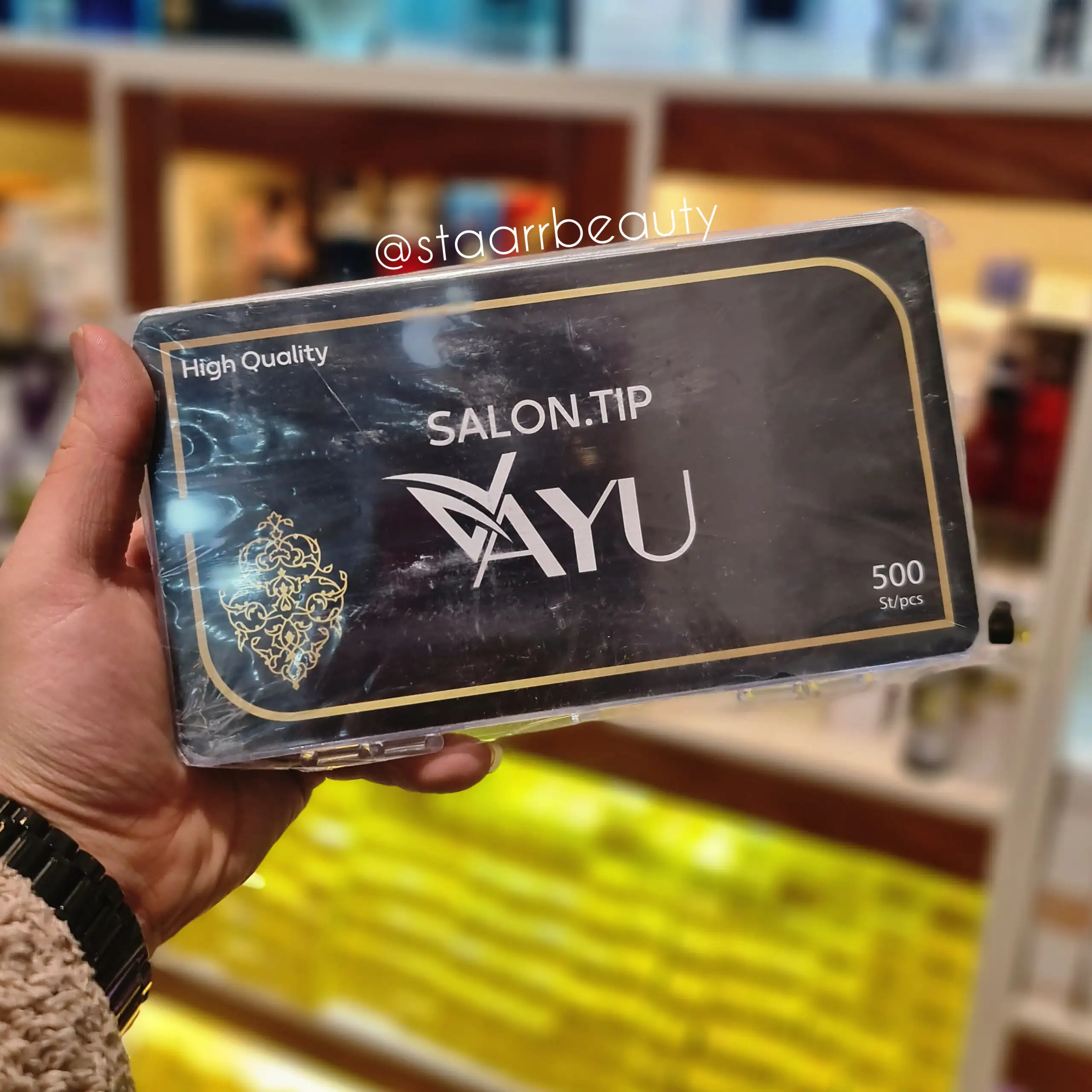 ProductID-111202.webp تیپ کاشت ناخن 500 عددی آیو AYU - تصویر 1