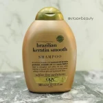 شامپو Brazilian Keratin Smooth او جی ایکس Ogx Ogx Ever Straightening Brazilian Keratin Smooth Shampoo
