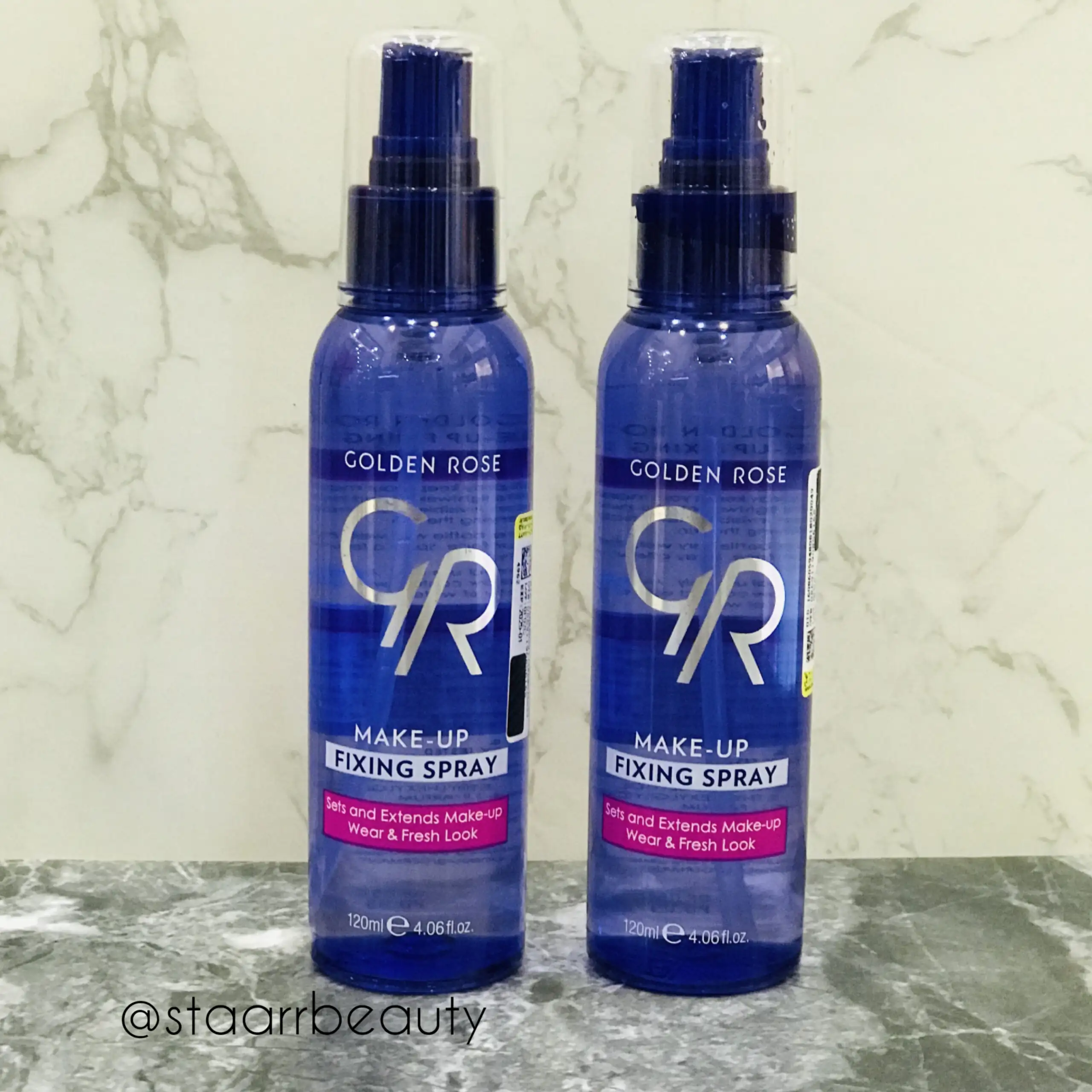 ProductID-24106.webp اسپری فیکساتور گلدن رز MAKE UP FIXING SPRAY GOLDEN - تصویر 1