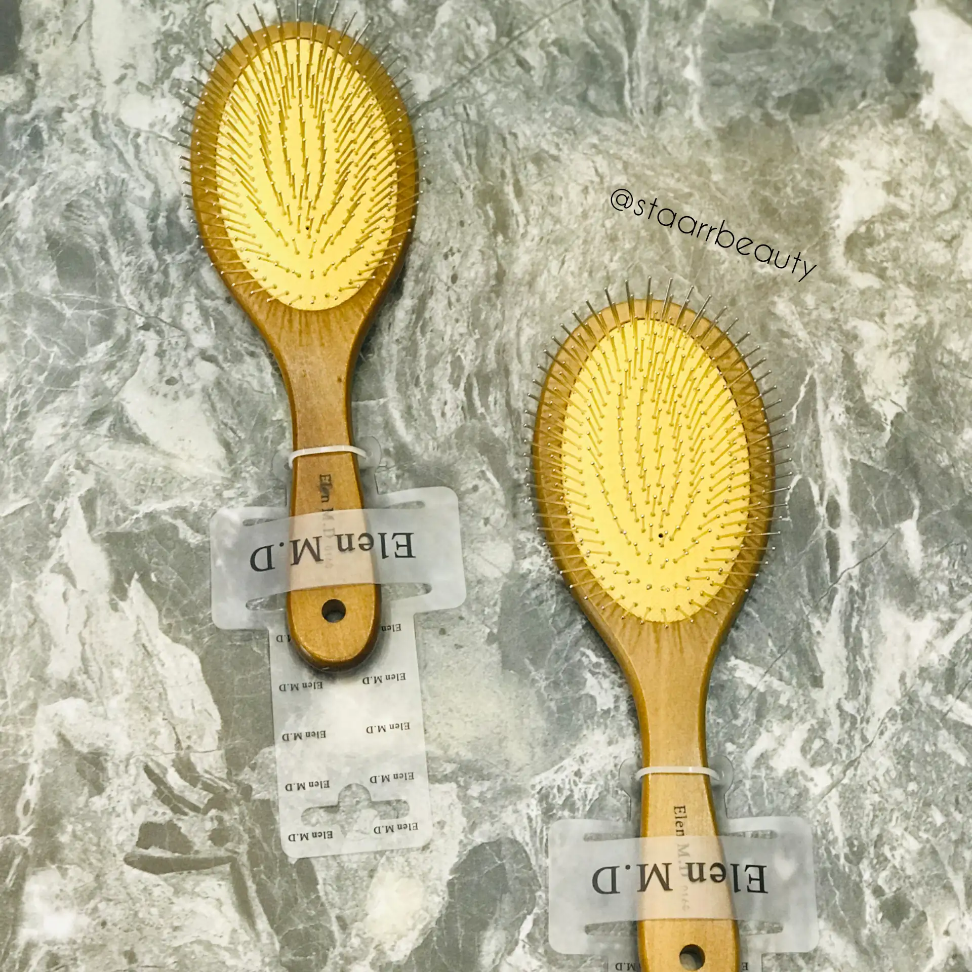 ProductID-24988.webp برس چوبی فوق العاده از برند الن ام دی با داندانهدهای فلزی - تصویر 1