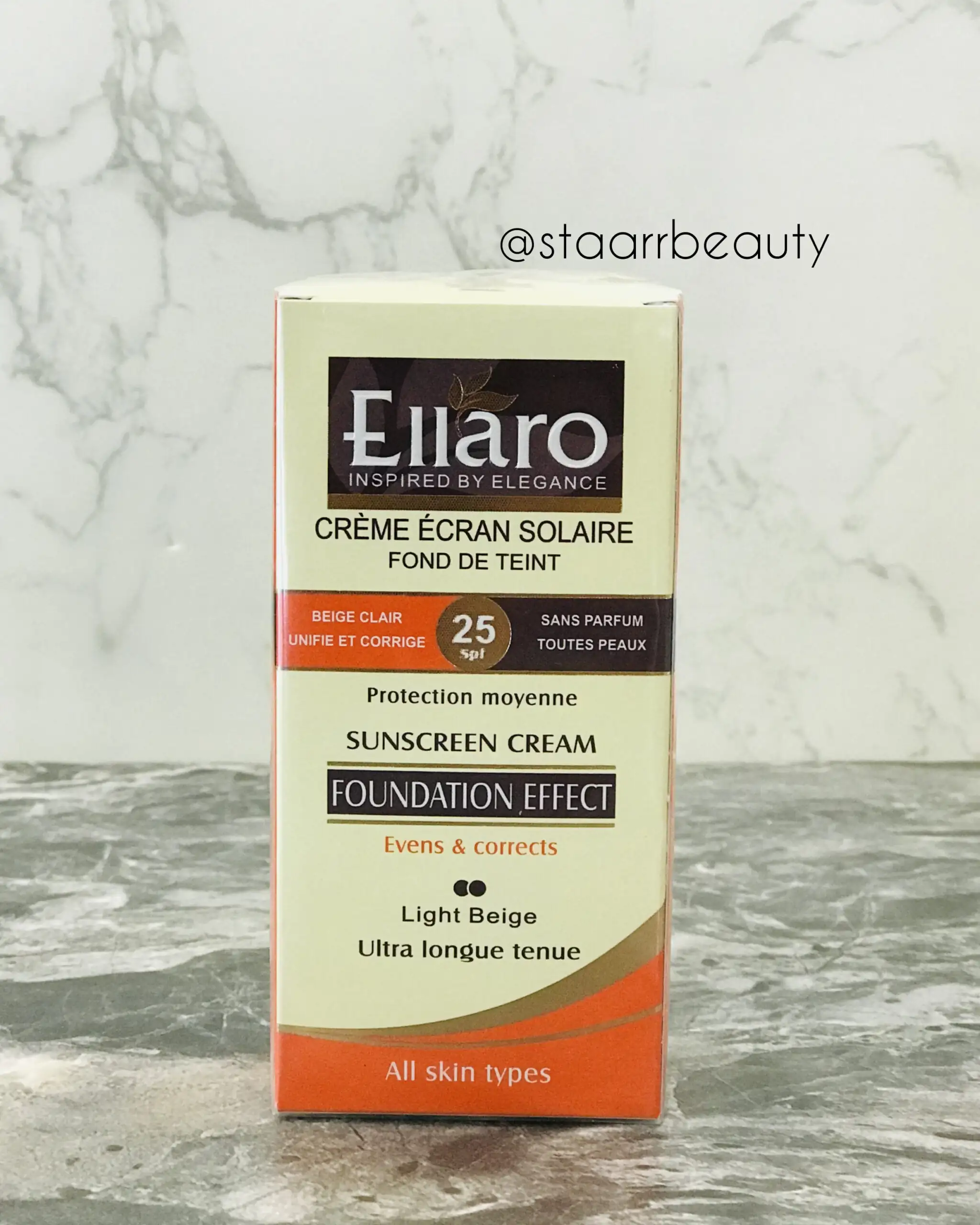 ProductID-26070.webp کرم ضد آفتاب الارو SPF25 بژ روشن مناسب انواع پوست - تصویر 1