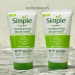 ژل شستشوی صورت سیمپل مدل moisturizing حجم 150 میل