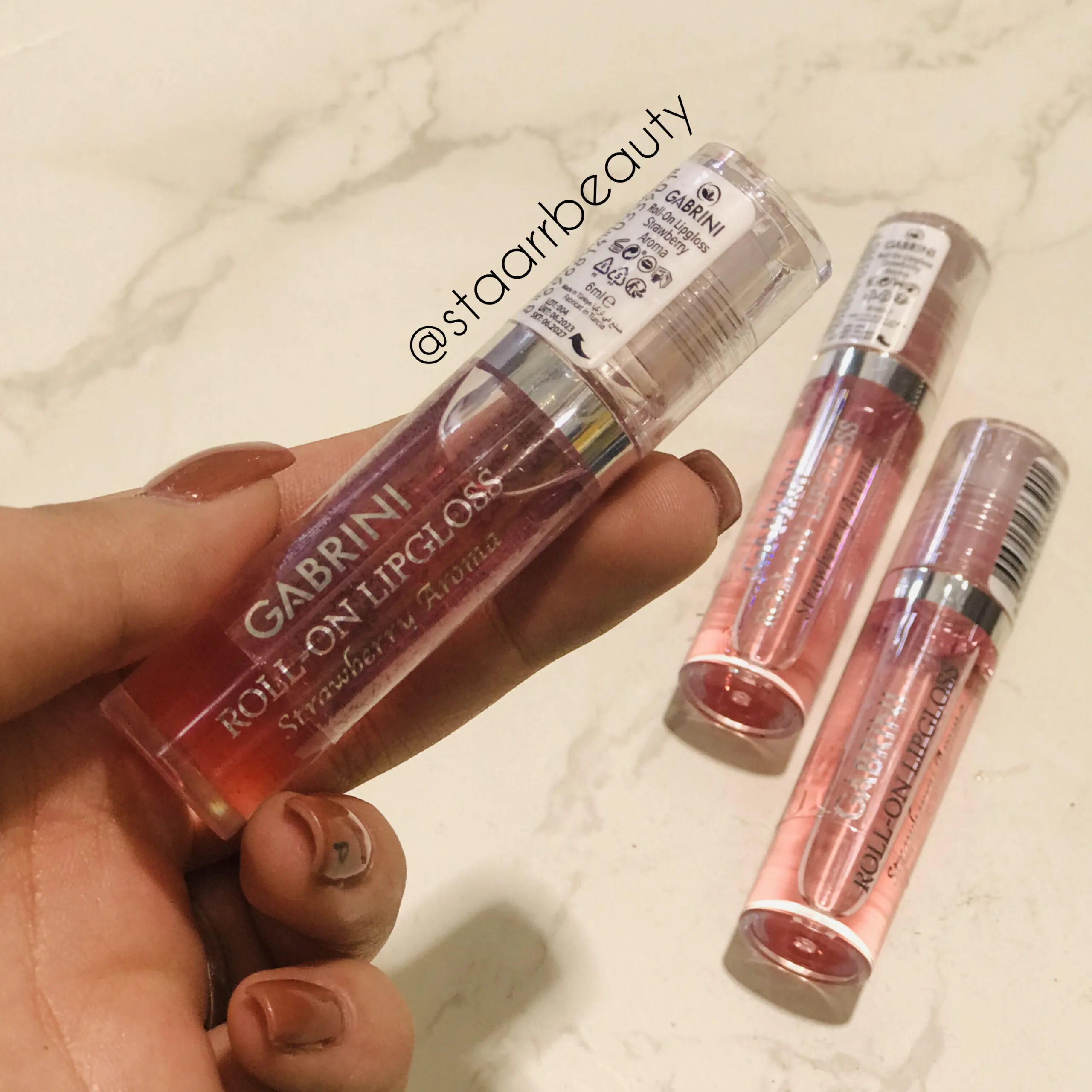 ProductID-35470.webp برق لب توت فرنگی رولی گابرینی Gabrini حجم 6 میل - تصویر 1