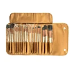 براش آرایشی و گریم طلایی ورژن ست 18 عددی