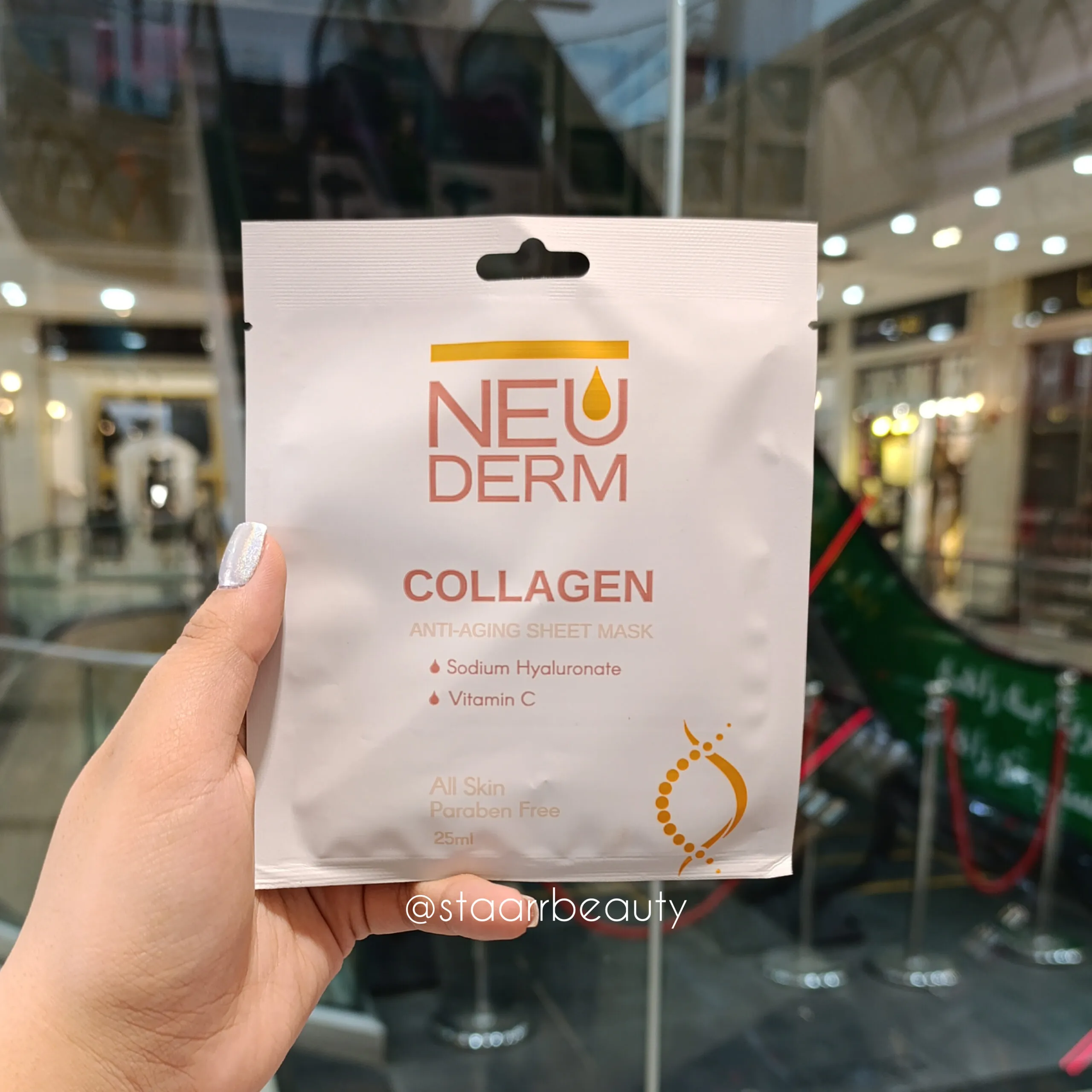 ProductID-98678.webp ماسک صورت ورقه ای کلاژن نئودرم - تصویر 1