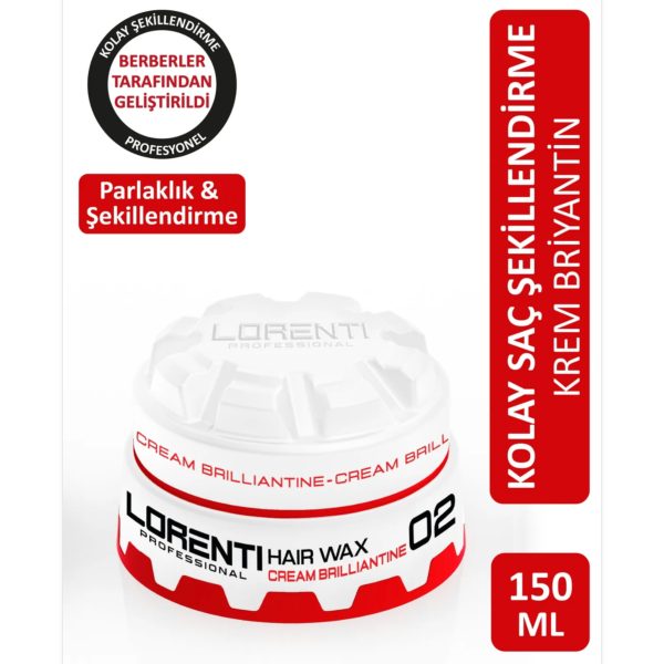 واکس مو لورنتی سفید LORENTI HAIR WAX CREAM 02 - Image 2