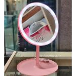 آینه رومیزی لمسی با نور LED قابل تنظیم - تصویر 5