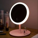 آینه رومیزی لمسی با نور LED قابل تنظیم - تصویر 9