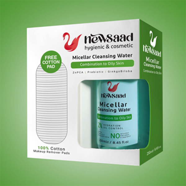 73d640e337704a8aa0e1_278 میسلار واتر پوست چرب و مختلط به همراه پد نیوساد NEWSAAD - تصویر 1