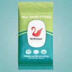 دستمال مرطوب پاک‌کننده آرایش آبرسان و جوانساز نیوساد 40 برگی