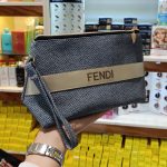 کیف ارایشی کنفی رنگ آبی