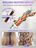 کرلی بنفش شیگلم سایز 25 میل | دستگاه حالت دهنده مو شیگلم با جریان هوا (Air Flow) - تصویر 7